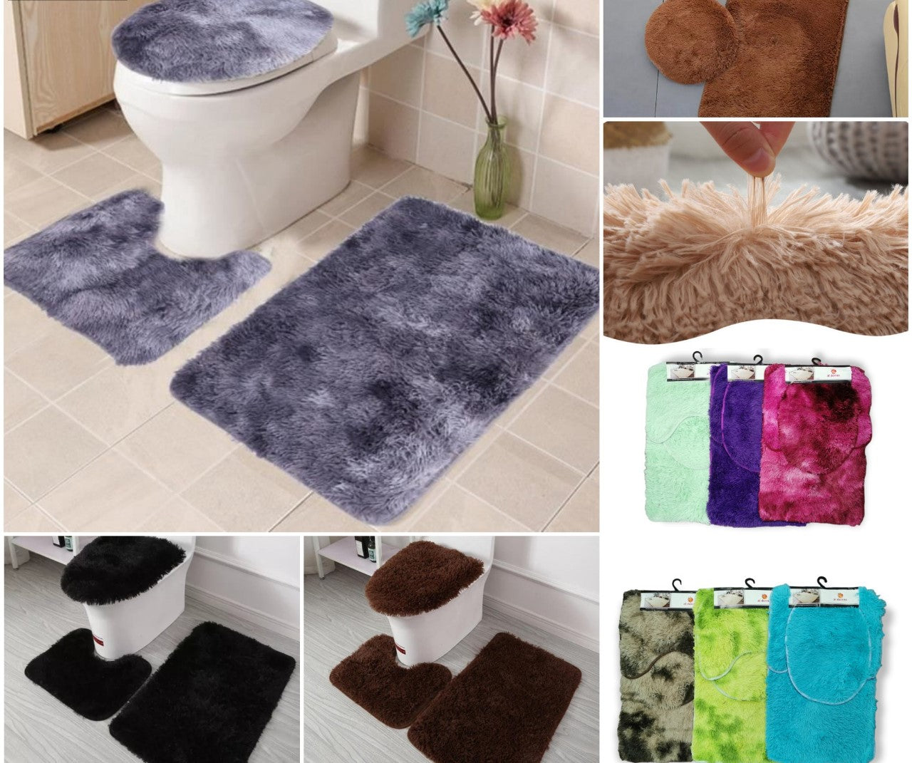 SET DE BAÑO CON ATIDERRAPANTE