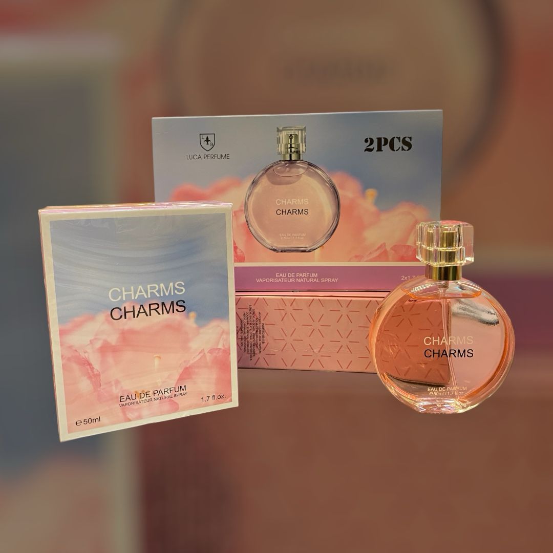 SET PERFUME CHARMS ROSA