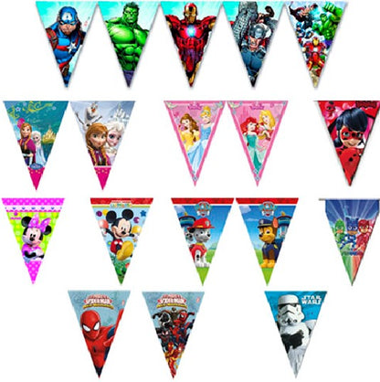 BANDERIN PERSONAJES