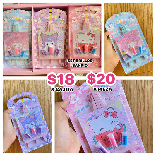 SET BRILLOS SANRIO