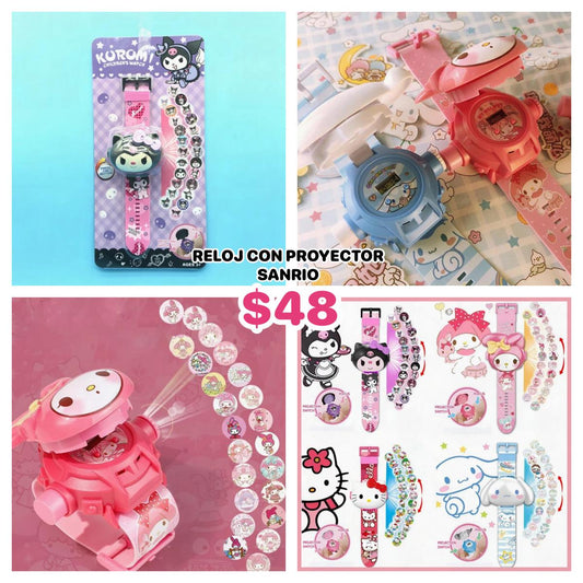 RELOJ CON PROYECTOR SANRIO