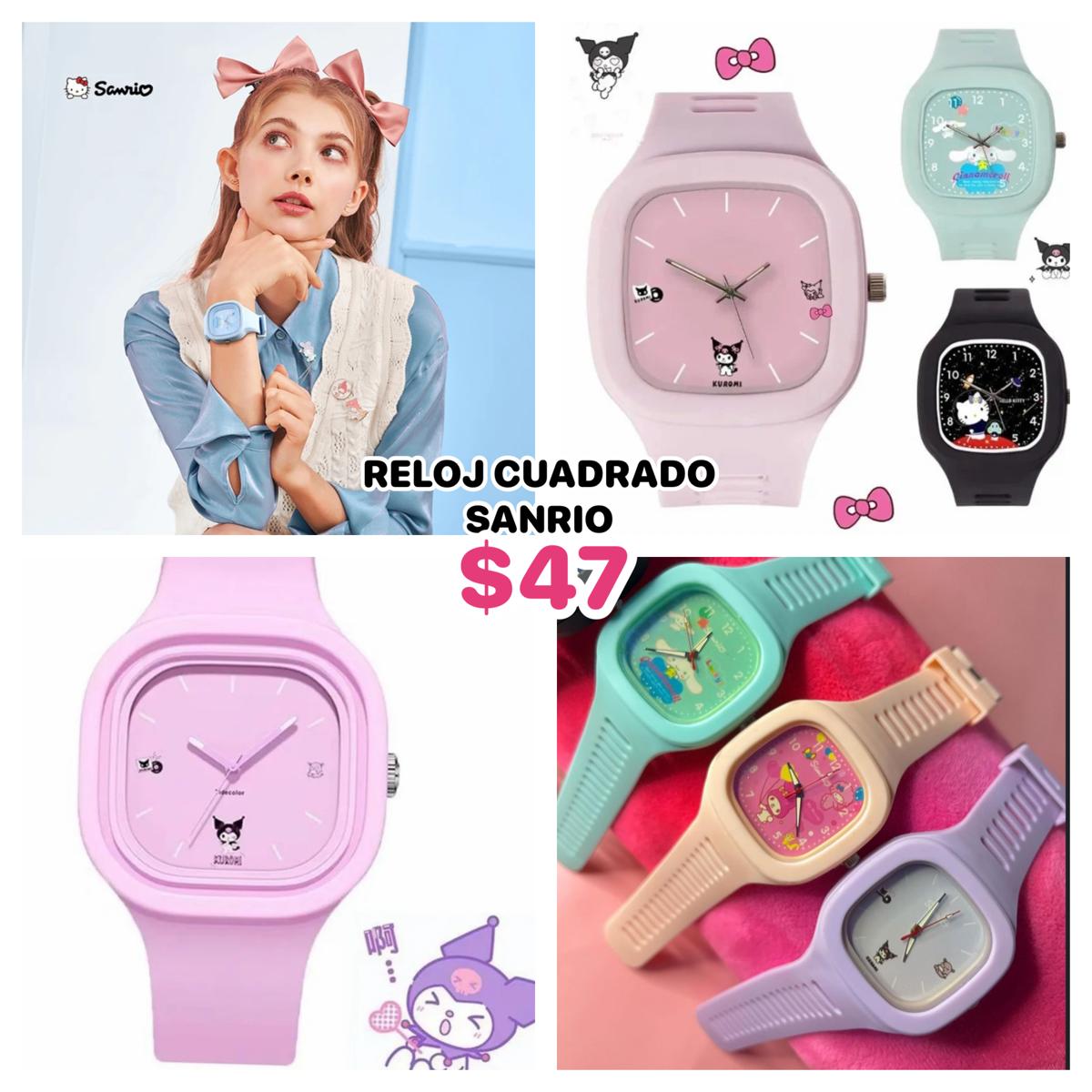 RELOJ CUADRADO SANRIO