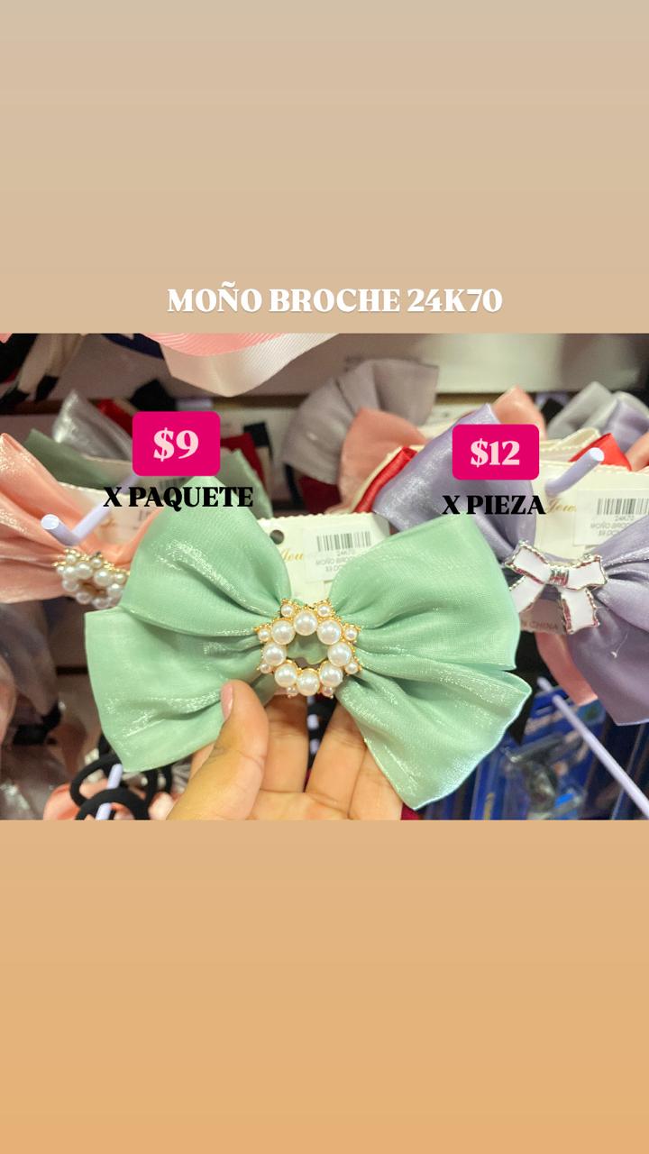 MOÑO BROCHE 24K70