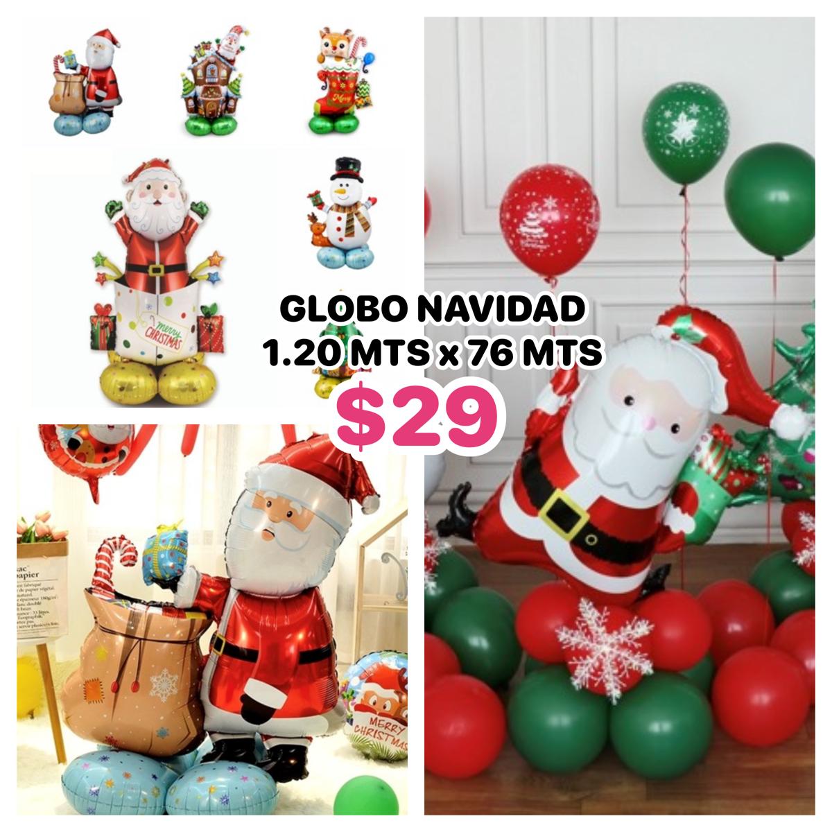 GLOBO NAVIDAD 1.2 MTS X .76 MTS