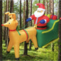 INFLABLE TRINEO SANTA D20997