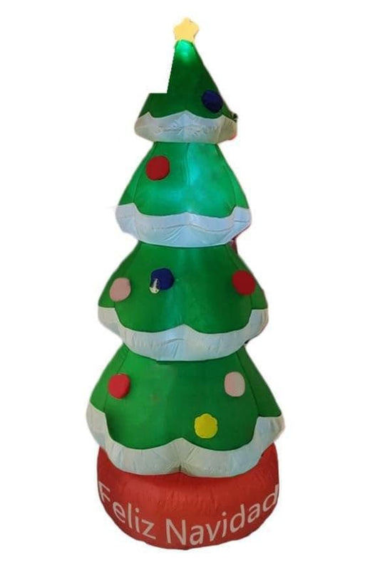 INFLABLE ARBOLITO DE NAVIDAD GIRATORIO 2.1 MTS D21013