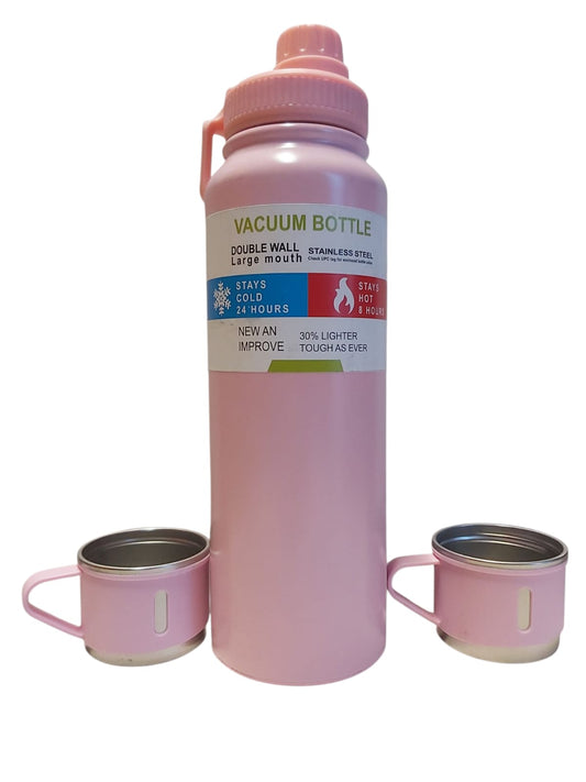 TERMO VACUMM 1LT CON TAZAS