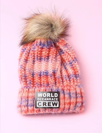 GORRO MATIZADO CON POMPON