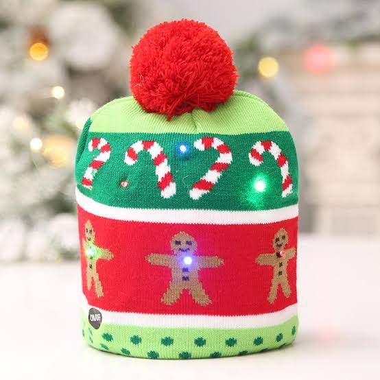 GORRO LED NAVIDEÑO